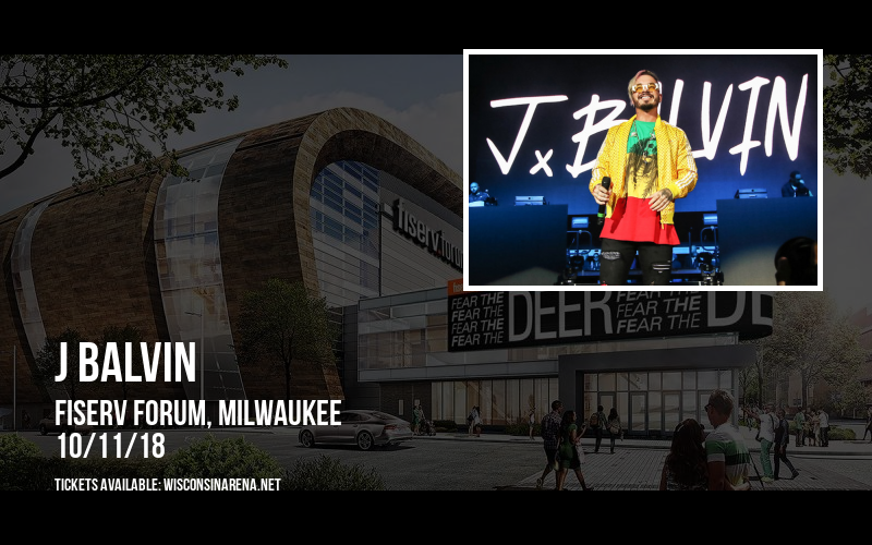 J Balvin at Fiserv Forum tickets J Balvin at Fiserv Forum