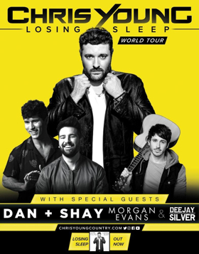 Chris Young, Dan And Shay & Morgan Evans at Fiserv Forum