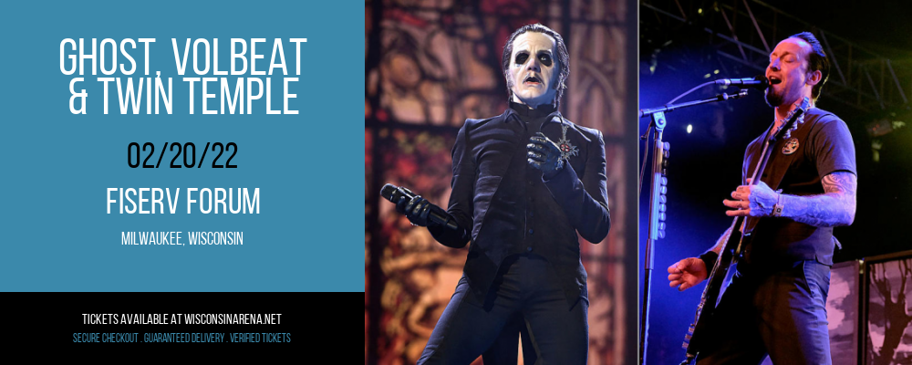 Ghost, Volbeat & Twin Temple at Fiserv Forum