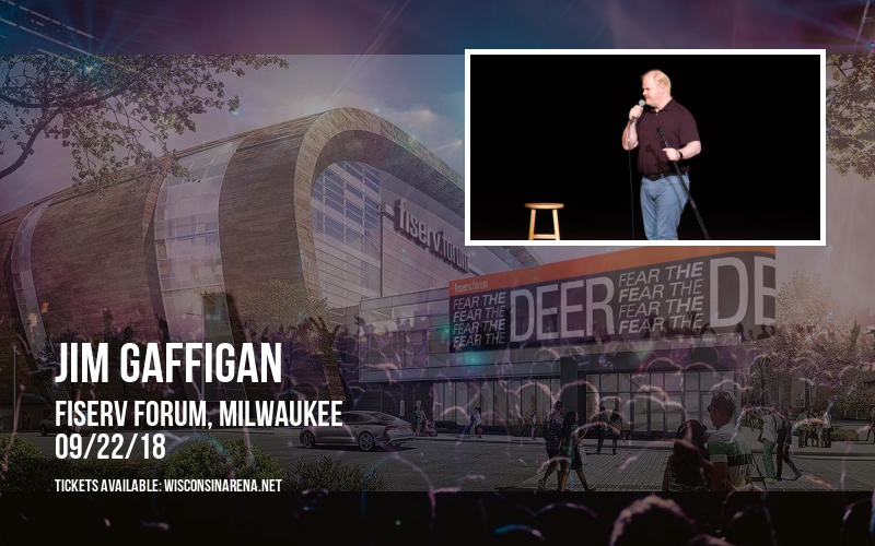 Jim Gaffigan at Fiserv Forum