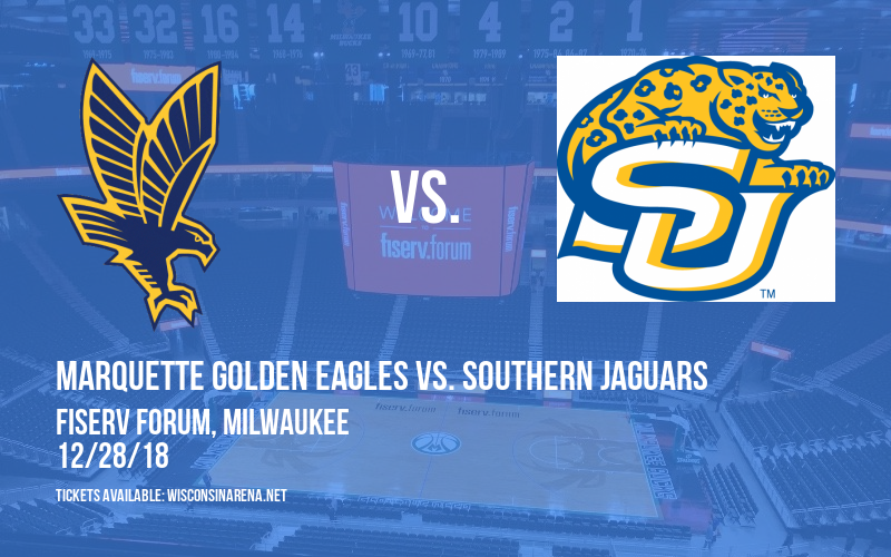 Marquette Golden Eagles Vs. Southern Jaguars at Fiserv Forum tickets Marquette Golden Eagles Vs. Southern Jaguars at Fiserv Forum