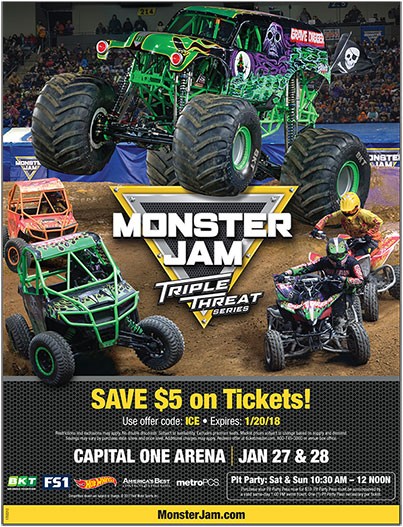 Monster Jam Triple Threat Series at Fiserv Forum