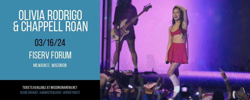 Olivia Rodrigo & Chappell Roan at Fiserv Forum