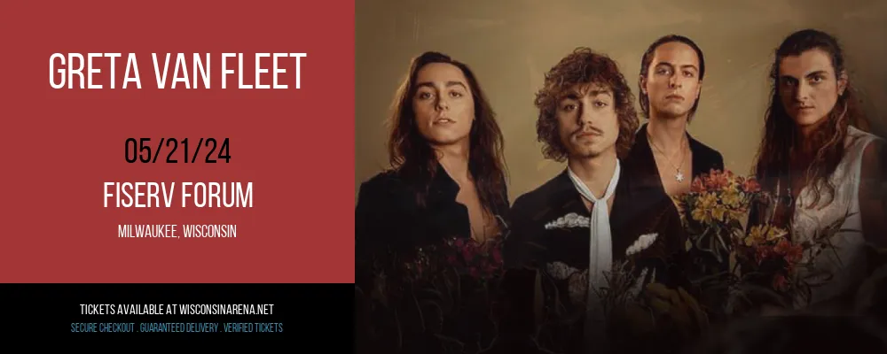 Greta Van Fleet at Fiserv Forum