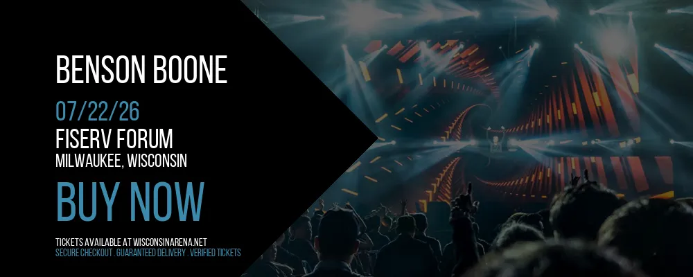 Benson Boone at Fiserv Forum